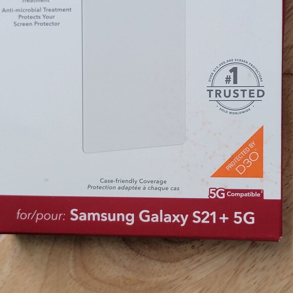 Zagg Glass Fusion Screen Protector for Samsung Galaxy S21+ 5G - Clear New - Picture 3 of 9